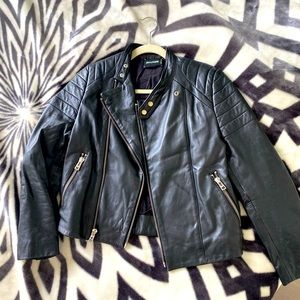 Zadig & Voltaire Lily Leather Jacket MEDIUM